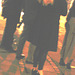 Blurry Danish blond Lady in black high heels shoes /  Copenhague -  25 octobre 2008