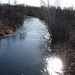 Petite rivière dans ma ville /   Hometown small river - 16 mars 2010- Photo originale