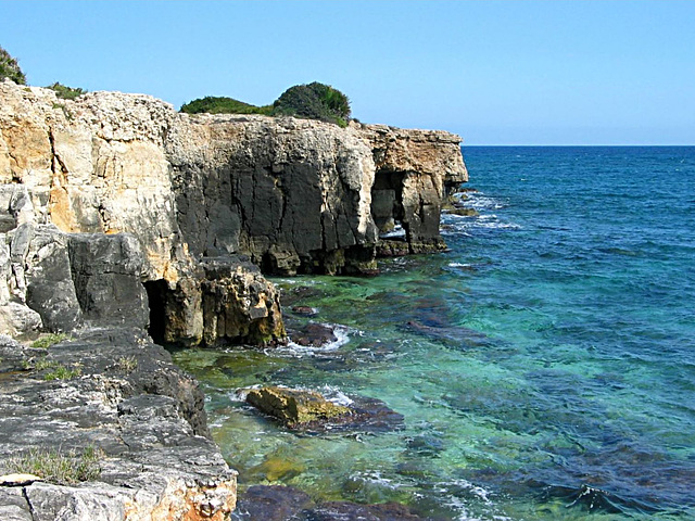 Küste bei Ognina/Siracusa