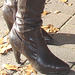 Evas shop willing swedish Goddesses duo in high-heeled Boots /  Duo de belles Suédoises en bottes à talons hauts -  Ängelholm /  Sweden - Suède.  23/10/2008