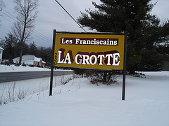 La Grotte des Pères Franciscains /  LACHUTE, Québec, CANADA .16-01-2007