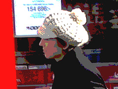 Direkten hatter in chunky heeled shoes and sexy skirt / Suédoise à chapeau en jupe sexy et souliers à talons trapus / Ängelholm / Suède - Sweden. 23/10/2008 - Postérisation Direkten hatter in chunky heeled shoes and sexy skirt / Suédoise à chapeau en jupe sexy et souliers à talons trapus / Ängelholm / Suède - Sweden. 23/10/2008 - Postérisation