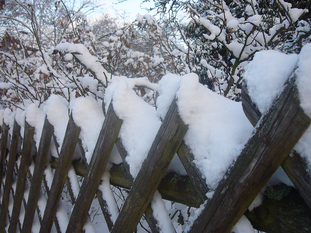 Schneeparkplatz