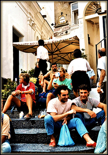 Lunch on the Steps