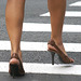 michael kors heels crossing the street (F)