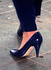 blue heels