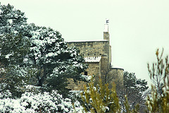 chapelle sous la neige,   Chapel under the snow