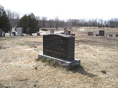 The Knowlton cemetery 1865 / Québec, CANADA -  28 mars 2010