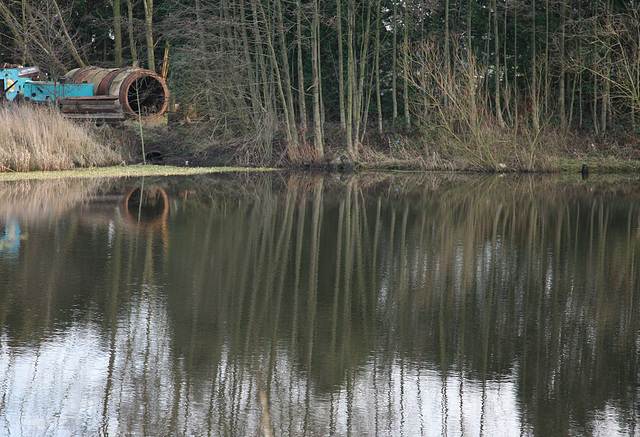 Pond near Pennington Flash, Wigan