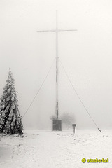 Summit Cross of mountain Kreuzberg/Rhön