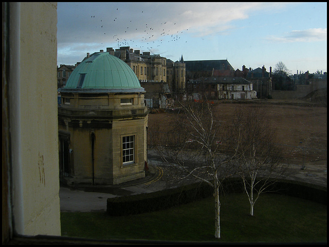 back of the old infirmary