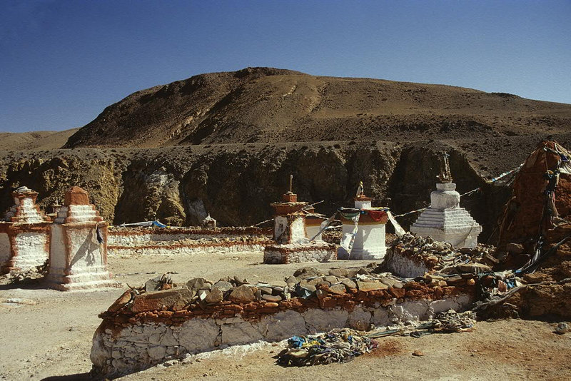 Chorten at the Tholing Monastery