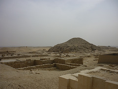La nécropole à Saqqarah