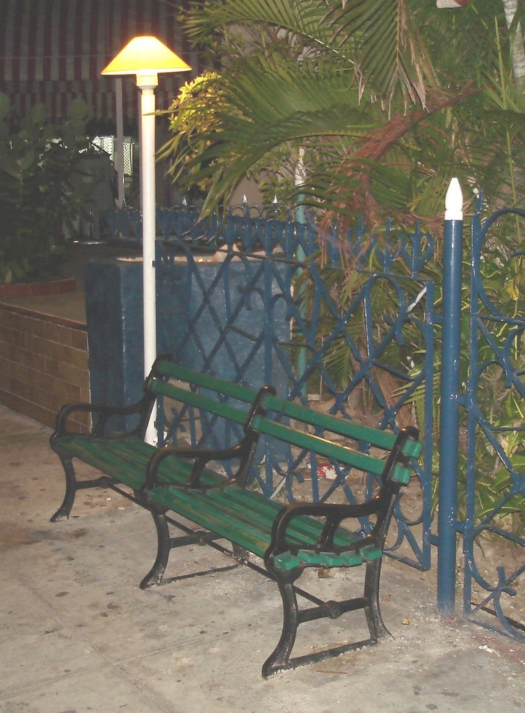 Banc cubain / Cuban bench