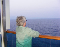 Face a la mer vers Rhodes
