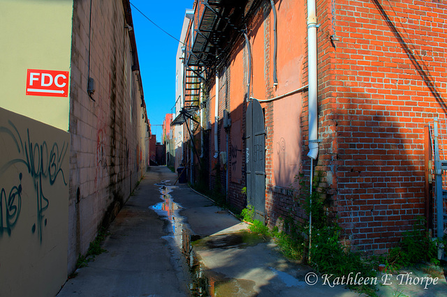 Ybor City Alley - Tampa - HDR