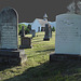 Vieux cimetière / Old cemetery -  Arundel, Québec - CANADA. 23-05-2010 -  Ciel noir photofiltré