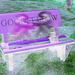 Le banc Goodfellow bench /  Création Krisontème avec petits fantômes / with charming ghosts.