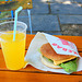 "Bad Burger" kaj limonado sen sukero