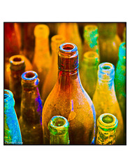 Bottles in Techicolor