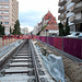 BESANÇON: Travaux du tramway, Avenue Fontaine Argent - 01.