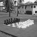 Échec et Dames  /  Chess & Checkers - Varadero, CUBA.  Février 2010 -  N & B