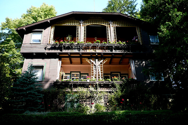 Holzhäuser von 1904 in Ostrau bei Bad Schandau