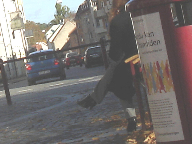 Jolie rouquine Sony en talons hauts / Sony infinity perfekt readhead Lady in high heels shoes  - Ängelholm / Suède - Sweden.  23-10-2008