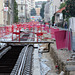 BESANÇON: Travaux du tramway, Avenue Fontaine Argent - 05.