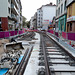 BESANÇON: Travaux du tramway, Avenue Fontaine Argent - 07.