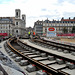 BESANÇON: Travaux du tramway, le pont Battant.