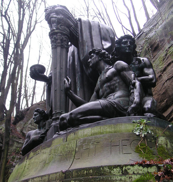 Wagnerdenkmal im Liebethaler Grund oder auch Wagnergrund genannt bei Graupa