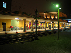 Bahnhof Catania in der Nacht
