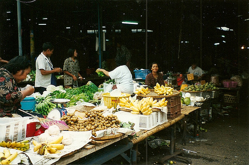 Markt in Ubon / Thailand