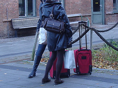 Remarquable duo ferroviaire / Remarkable train station duo - Båstad / Suède - Sweden.   23-10-2008