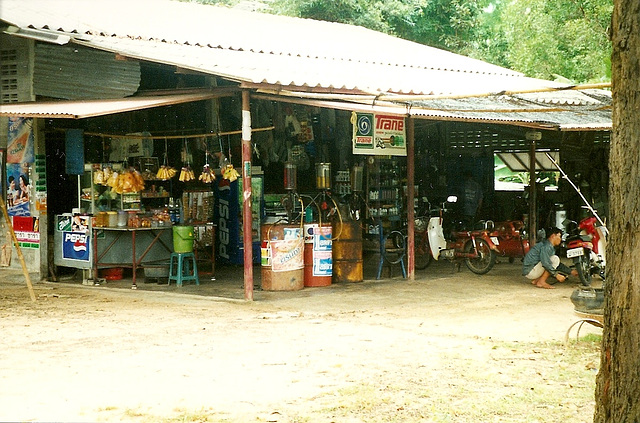 Thailand - Talad Tankstelle