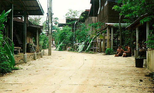 Thailand - Talad Dorfstraße