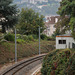 BESANÇON: La citadelle depuis le pont de chemin de fer rue Henry Baigue.