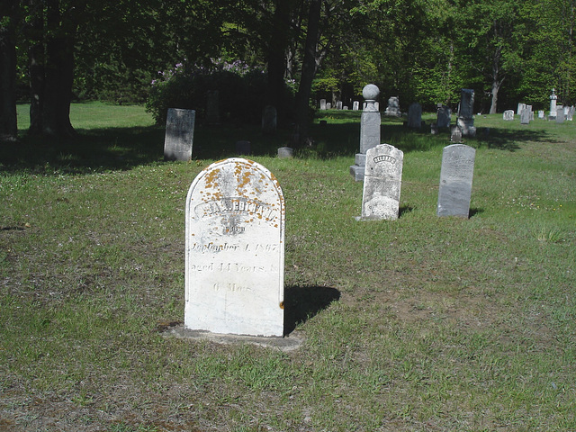 Cimetière de Gouverneur cemetery  / New York state - USA / États-unis.   16 mai 2010