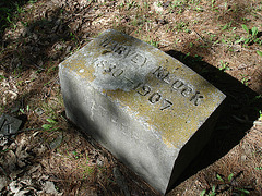 Cimetière de Gouverneur cemetery  / New York state - USA / États-unis.   16 mai 2010