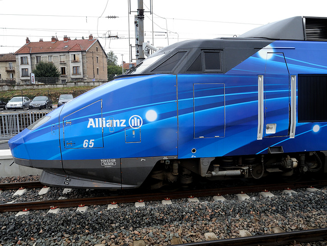 BESANÇON: Gare Viotte: Passage du TGV Allianz - 01.