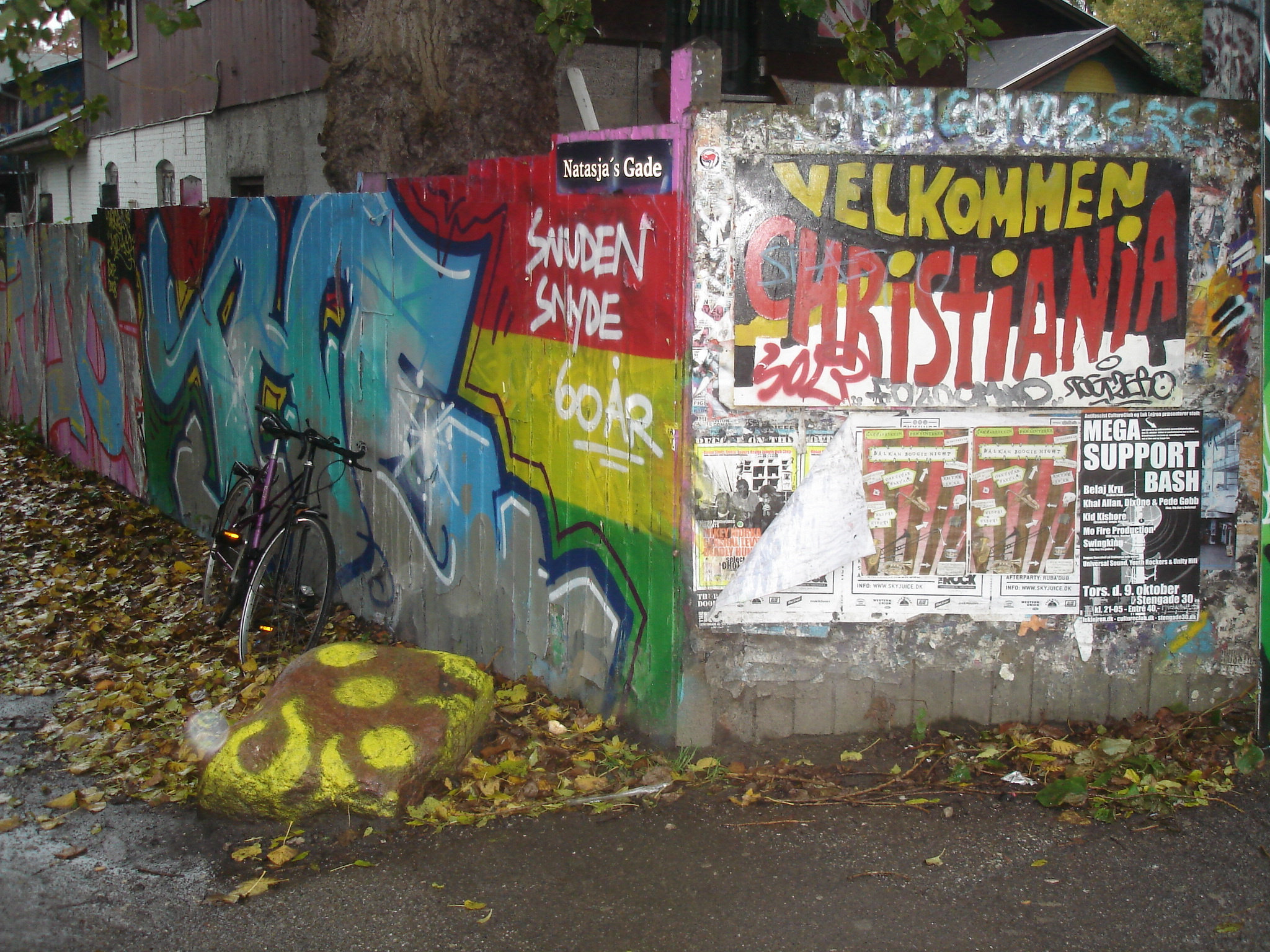 Bienvenue !  Welcome ! Velkommen !  Christiania /  Copenhague - Copenhague.  26 octobre 2008.
