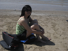 capri at beach