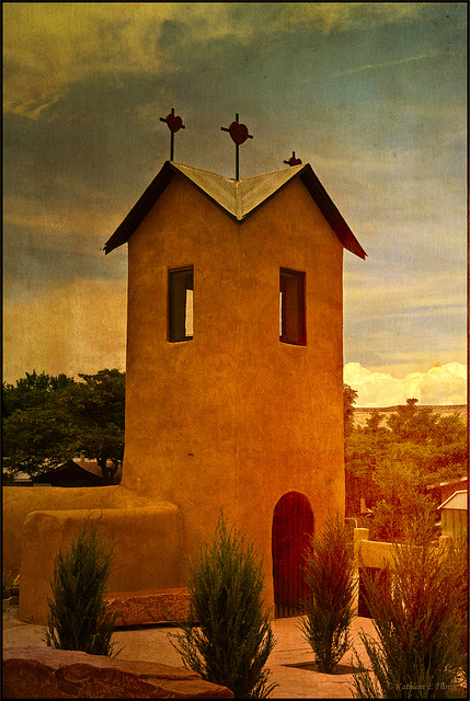 Santo Nino Chapel Belfry - Flypaper Texture