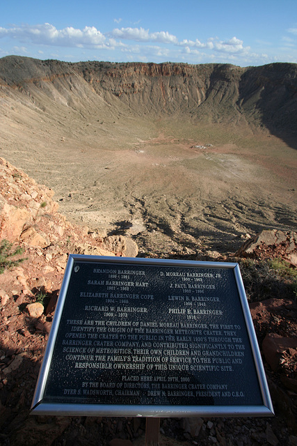 Meteor Crater Dedication (7213)