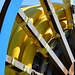 Huge spools/reels of Marine Cable on the river Tyne