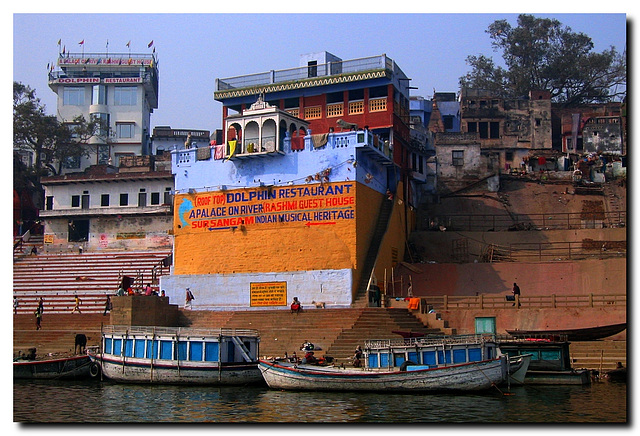 Ghat, Varanasi, Indien