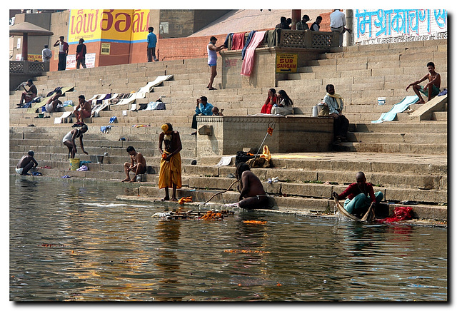 Ghat, Varanasi, Indien