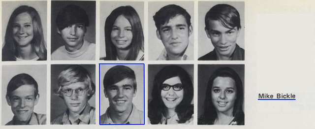 Mike Bickle as junior in high school Mike Bickle as junior in high school