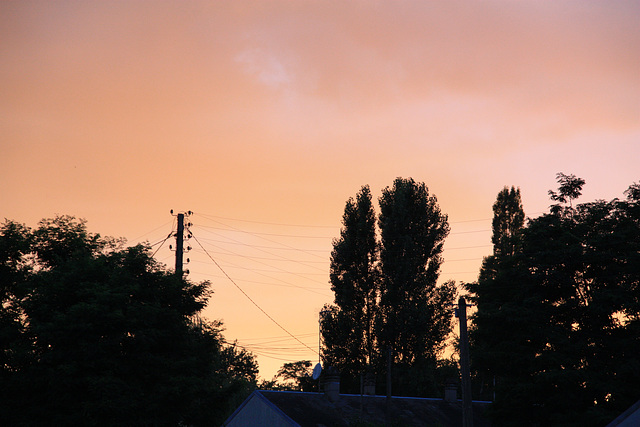 le ciel du blanc